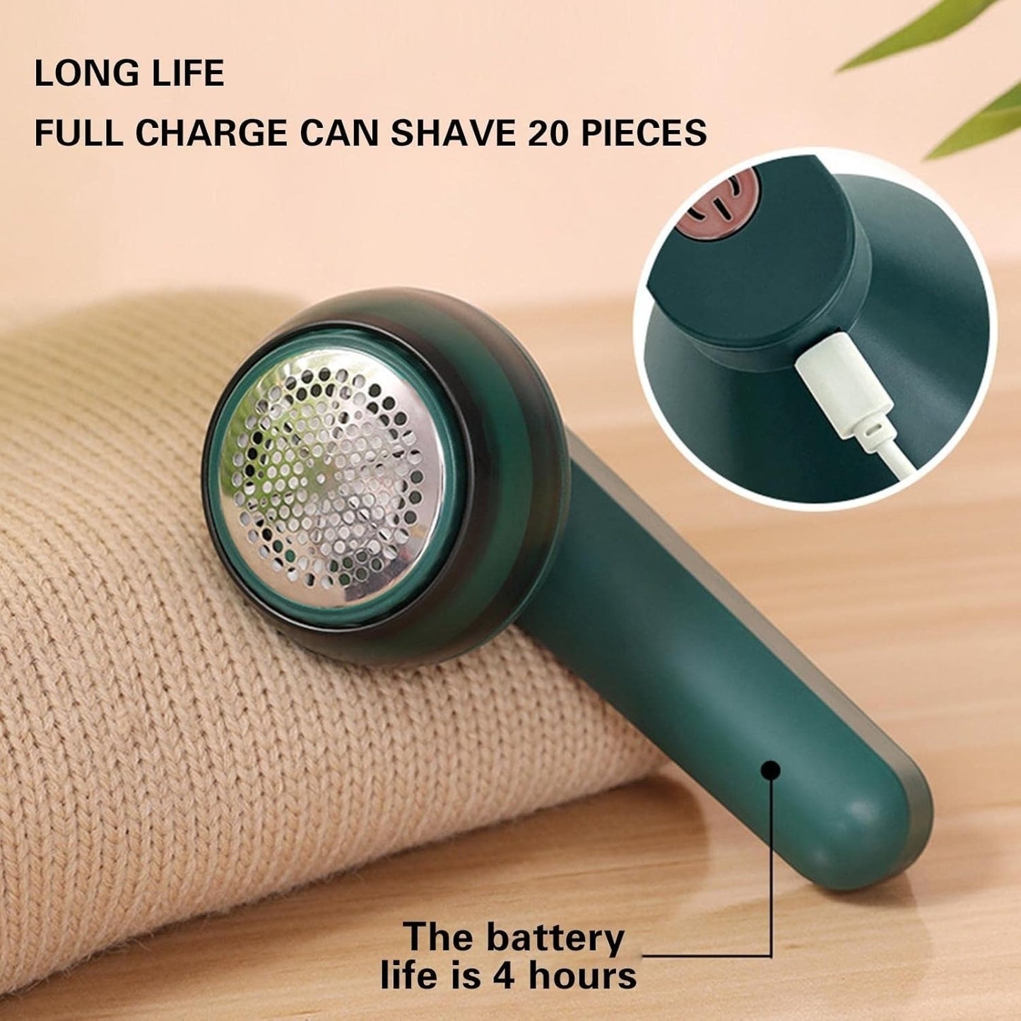 Lint Remover Chargeable Portable Design Gentle On Fabrics Removes Lint And Fuzz Easy To Use Durable Performance Suitable For Daily Clothing Care (With Box)